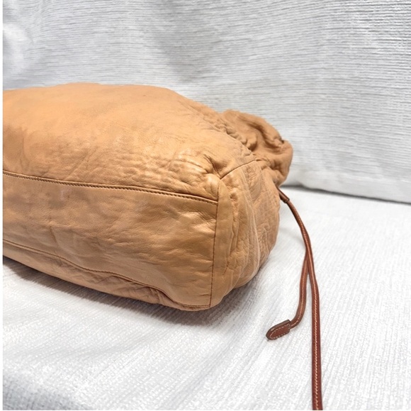 Prada Nappa Leather Drawstring Tote w/COA - Picture 7 of 10